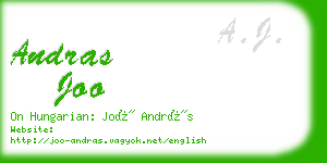 andras joo business card
